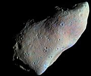 951 Gaspra, the first asteroid to be imaged in close up.