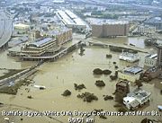 Allen's Landing after Tropical Storm Allison, June 2001