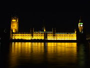 Westminster Palace at night