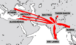 Buddhist proselytism at the time of emperor Aśoka the Great (260–218 BCE).