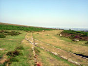 Trackwork including a point on the Haytor Granite Tramway