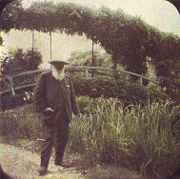 �tienne Cl�mentel, Claude Monet, in his garden, c. 1917