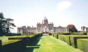 Vanbrugh's south facade of Castle Howard.