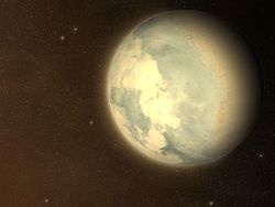 Artist's Impression of Gliese 581 c