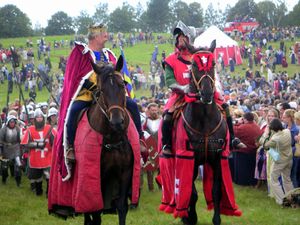 Jagiełło in a 2003 reconstruction of the battle.