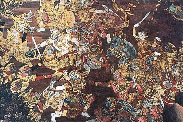 Image:Wat phra keaw ramayana fresco.jpg