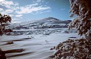 North Crater in winter (NPS photo)