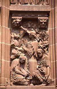 Sculpture by J. Massey Rhind (1892), Alexander Hall, Princeton University