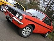 A 1972 Hillman Avenger Tiger, produced in Coventry by Chrysler Competitions Department.