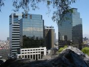 A view of capital Santiago.