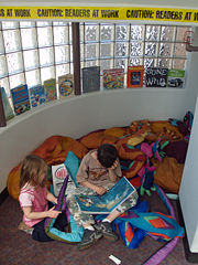 Children reading.