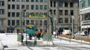 One of the entrances to the Square-Victoria metro station looks like a Paris Métro station. This original Hector Guimard gate was a gift from the city of Paris.