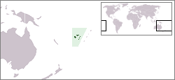 Location of Fiji