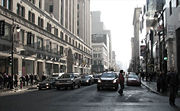 A view of Saint Catherine Street.