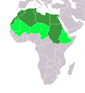 �����Northern Africa (UN subregion) �����geographic, including above