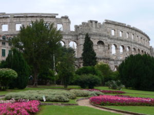 Arena, the Roman amphitheatre in Pula.