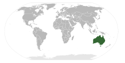 Location of Australia