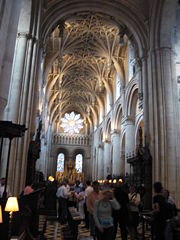 Inside Christ Church Cathedral, Oxford