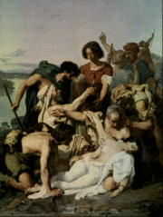 Zenobia found.Paul-Jacques-Aim� Baudry, c. 1848