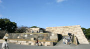 Stone foundation of the main tower at Edo Castle.