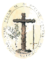 The seal of the Spanish Inquisition depicts the cross, the branch and the sword.