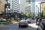 Jasper Ave., a hub of major offices and the financial centre.