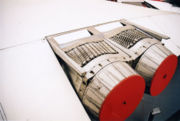 G-AXDN, Duxford, close up of engines