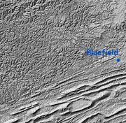 Shaded relief map of the Cumberland Plateau and Ridge-and-valley Appalachians.