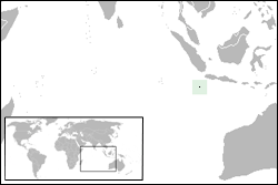 Location of Christmas Island