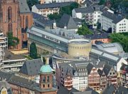 Schirn Art Gallery from above