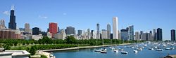 Skyline of City of Chicago