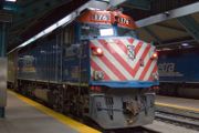 Metra train at Ogilvie Transportation Center