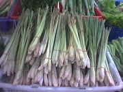 Lemon grass at a market