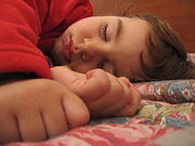 A child sleeping