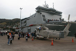 HMNZS Canterbury is a multi-role vessel (MRV) of the Royal New Zealand Navy.