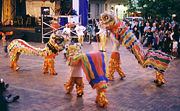 Chinese dancers welcome the new year in Dunedin