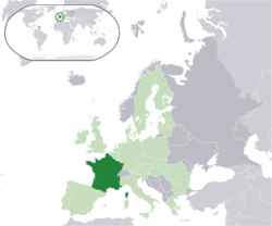 Location of France