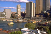 Circular Quay, the main ferry terminal in Sydney