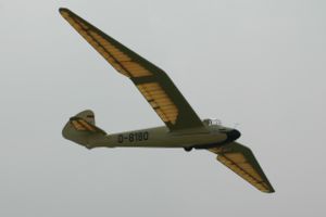 The "gull wing" G�ppingen G� 3 Minimoa produced in Germany starting in 1936.