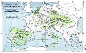 Habsburg possessions in 1547.