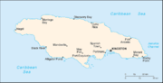 Map of Jamaica