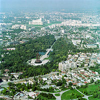 The Hero's monument seen from above