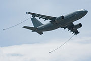 Luftwaffe Airbus A310 MRTT ready for refueling, shown at the Paris Air Show 2007