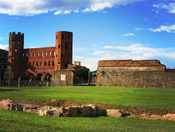 The Palatine Towers nowadays, Archaeological Park.