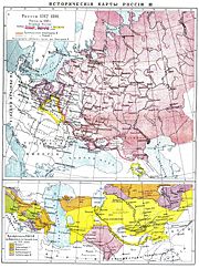 Map of the Russian Empire, 1762–1801