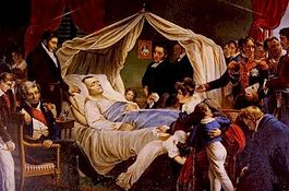 Death of Napoleon by Charles de Steuben