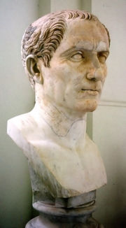 Bust of Julius Caesar.