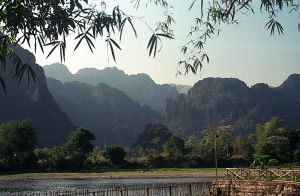 Landscape in Vang Vieng