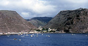 Jamestown, the capital of Saint Helena.