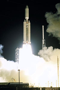 Launch occurred at 4:43 a.m. EDT (8:43 UTC) on October 15, 1997 from Launch Complex 40 at Cape Canaveral Air Force Station, Florida